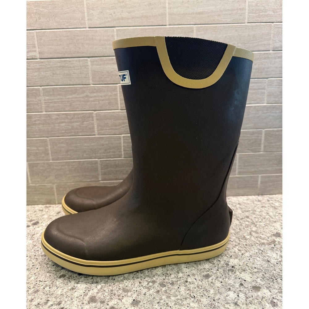 Men's Xtratuf Legacy 12 in. Pull-On Boat/Deck Boots Like-New Size 9 Waterproof - Picture 5 of 9
